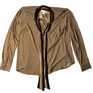 NEW!!! Michael Kors MICHAEL/MICHAEL KORS (USA) INC LATTICE GEO BOW BLOU